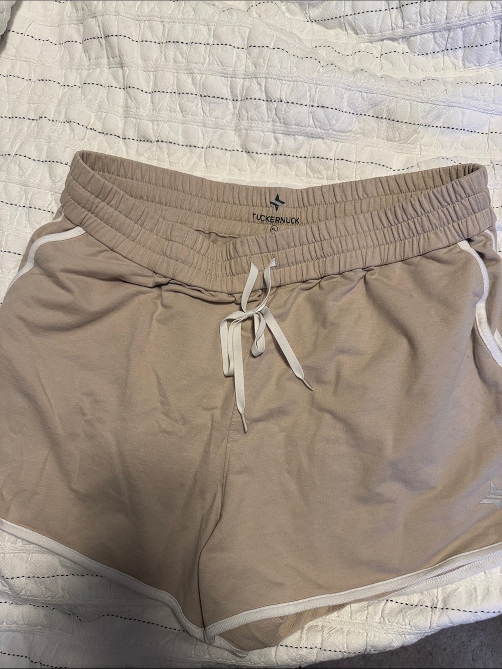 Worn once Tuckernuck Beige Drawstring Athletic Lounge Shorts